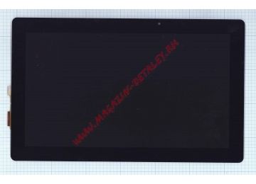 Дисплей (экран) в сборе (матрица N133HSE-E21+тачскрин) для Asus Transformer Book TX300 черный