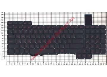 Клавиатура для ноутбука Asus Rog G751 черная (под подсветку)