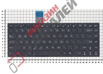 Клавиатура для ноутбука Asus K46 K46C черная