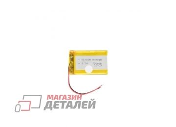 Аккумулятор универсальный Vixion 5x30x50 мм 3.8V 750mAh Li-Pol (2 pin)