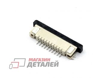 Разъем FPC Half Coverage Bottom Contact 0.8K-BX-10PWB 10 pin высота 2мм шаг 0,8мм