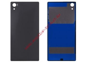 Задняя крышка аккумулятора для Sony Xperia Z5 E6653, Xperia Z5 Dual E6683 темно-серая/черная