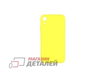 Чехол S.C. для iPhone XR желтый