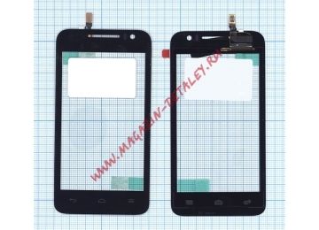 Сенсорное стекло(тачскрин) для Huawei Ascend G330 черный