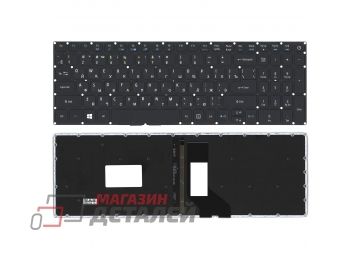 Клавиатура для ноутбука Acer Aspire 7 A717-72 черная