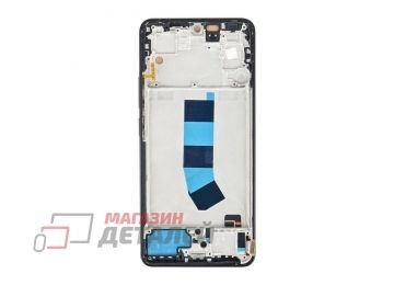 Дисплей (экран) в сборе с тачскрином для Xiaomi Redmi Note 13 4G черный с рамкой OLED