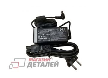 Блок питания для монитора LG 19V 1.3A 24W 6.5x4.4 мм с иглой черный, с сетевым кабелем Premium