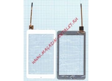 Сенсорное стекло (Тачскрин АЗС-СЕЗ-0700-083-1) для Prestigio MultiPad PMP5770D белый