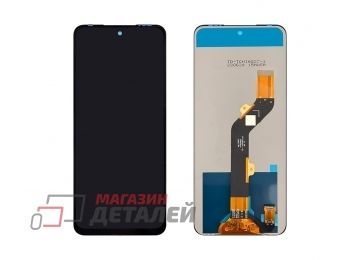 Дисплей (экран) в сборе с тачскрином для Infinix Hot 12 Play черный