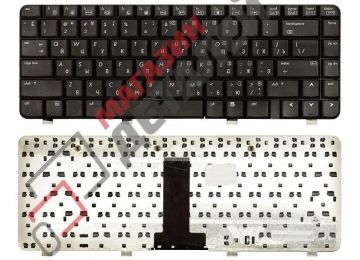 Клавиатура для ноутбука HP Pavilion dv2000 черная, плоский Enter