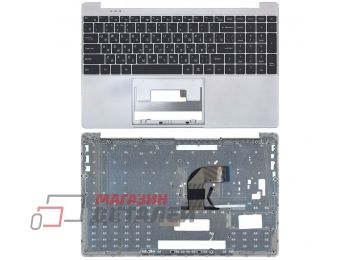 Клавиатура (топ-панель) для ноутбука Echips Pro черная с серебристым топкейсом - купить в Москве и России за 3 220 р.