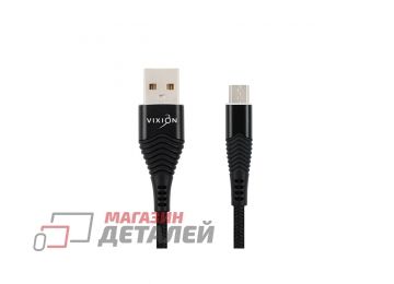 Кабель USB VIXION (K26m) microUSB 1м (черный)