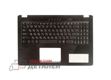 Клавиатура (топ-панель) для ноутбука Asus FX505GE черная с черным топкейсом, с красной подсветкой (с разбора) - купить в Брянске и Клинцах за 3 020 р.