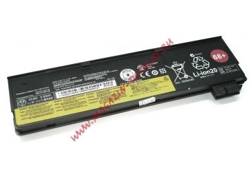 Аккумулятор 0C52862 68+ для ноутбука Lenovo ThinkPad x240 10.8V 48Wh (4300mAh) черный Premium