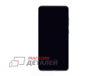 Дисплей (экран) в сборе с тачскрином для Samsung Galaxy A72 SM-A725F синий с рамкой (Premium LCD)