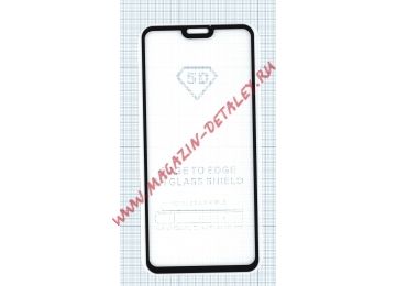 Защитное стекло "Полное покрытие" для Huawei Honor 8X черное