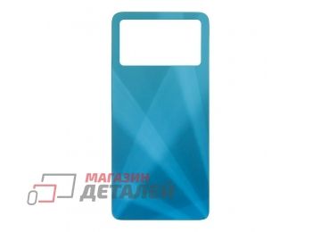 Задняя крышка аккумулятора для Xiaomi POCO X4 Pro 5G (синяя)
