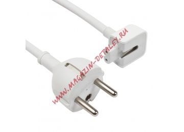 Сетевой кабель для зарядных устройств Apple 1.2 м. белый, европакет