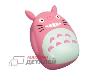 Универсальный внешний аккумулятор Powerbank Totoro pink 10400mAh