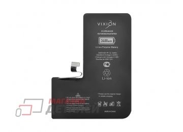Аккумулятор Vixion для iPhone 15 Pro усиленная 3.87V 3400 mAh с монтажным скотчем