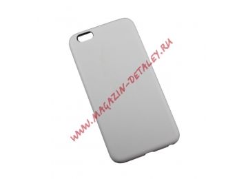 Защитная крышка Leather Case для iPhone 6, 6s Plus белая