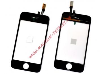 Сенсорное стекло (тачскрин) для iPhone 3G черный