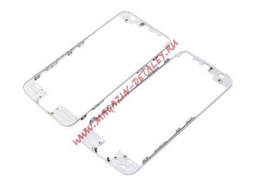 Рамка дисплея и тачскрина для Apple iPhone 5S, SE c клеем белая