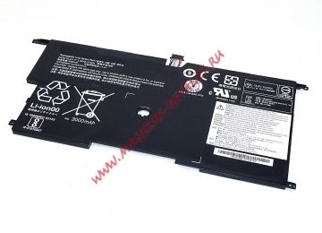 Аккумулятор 00HW002 для ноутбука Lenovo ThinkPad X1 Carbon 20BS 15.2V 51Wh (3355mAh) черный Premium