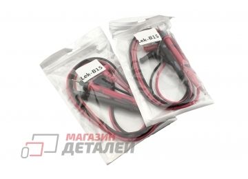 Щупы для тестера LEK-B15 никилерованный наконечник, кабель 110 см 2 шт