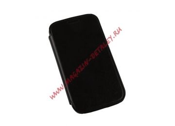 Чехол из эко – кожи HOCO HS-L008 Crystal Leather Case для Samsung Galaxy K S5 Zoom раскладной, черный