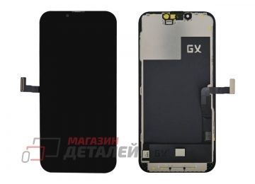 Дисплей (экран) в сборе с тачскрином для iPhone 13 Pro черный (с возможностью переноса IC) (Hard Oled) (GX)