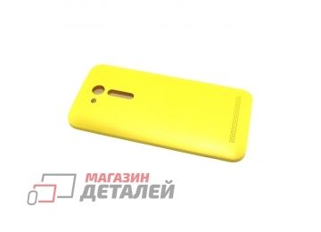 Задняя часть корпуса для Asus ZenFone Go ZB452KG желтая (с разбора)