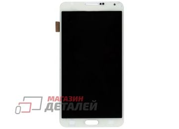 Дисплей (экран) в сборе с тачскрином для Samsung Galaxy Note 3 N9005 LTE белый (Premium LCD)