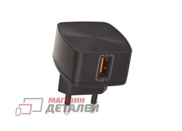 Блок питания (сетевой адаптер) с USB выходом REMAX Proda 3.0A Single USB Charger RP-U114-EU ток зарядки 3А черный