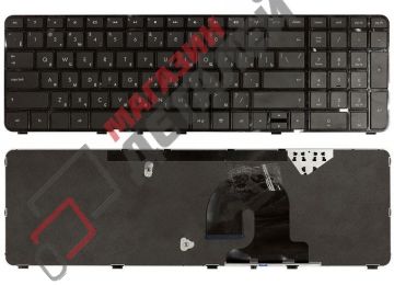 Клавиатура для ноутбука HP Pavilion dv7-4000 черная c рамкой