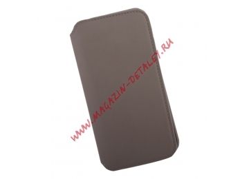 Чехол раскладной для iPhone X Folio (серый/черный, коробка)