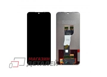 Дисплей (экран) в сборе с тачскрином для Samsung Galaxy A05s A057F черный (Premium LCD)