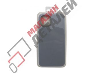 Силиконовый чехол для iPhone 12 Pro Max "Silicone Case" серый