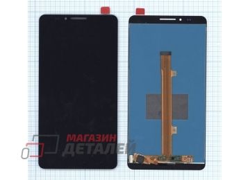 Дисплей (экран) в сборе с тачскрином для Huawei Ascend Mate 7 черный