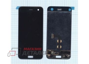 Дисплей (экран) в сборе с тачскрином для ZTE Blade S7 черный