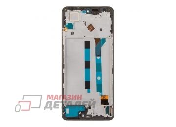 Дисплей (экран) в сборе с тачскрином для Xiaomi Redmi Note 11 Pro 4G-5G, Poco X4 Pro 5G черный с рамкой (Incell)