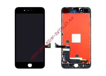 Дисплей (экран) в сборе с тачскрином для iPhone 8 Plus с рамкой черный (In-Cell) VIXION