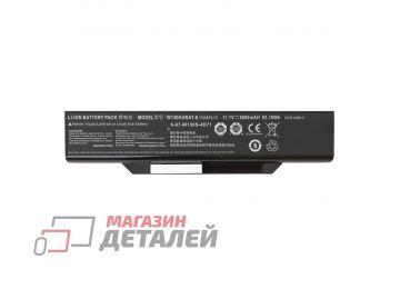 Аккумулятор W130HUBAT-6 для ноутбука Clevo W130S, W255 11.1V 62.16Wh (5600mAh) черный