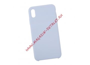 Чехол для iPhone Xs Max WK-Moka series силиконовый (голубой)