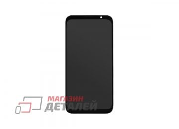 Дисплей (экран) в сборе с тачскрином для Meizu 16th черный с рамкой (TFT-совместимый)
