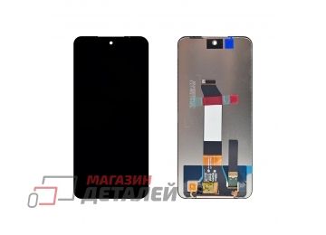 Дисплей (экран) в сборе с тачскрином для Xiaomi Poco M3 Pro, Redmi Note 10T, Note 10 5G черный (Premium LCD)