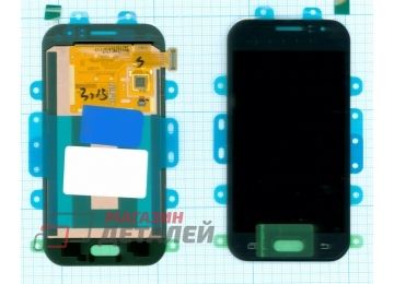 Дисплей (экран) в сборе с тачскрином для Samsung Galaxy J1 Ace SM-J110H черный