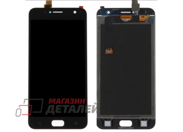 Дисплей (экран) в сборе с тачскрином для Asus ZenFone 4 Selfie ZD553KL черный
