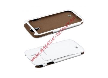 Чехол из эко – кожи NOSSON S4-L16 для Samsung Galaxy S4 i9500 белый