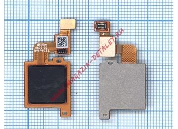 Шлейф со сканером отпечатка пальца для Xiaomi Mi 5x / Mi A1 черный